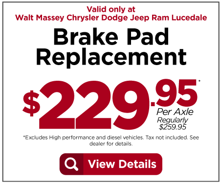 Brake Pad Replacement - $229.95
