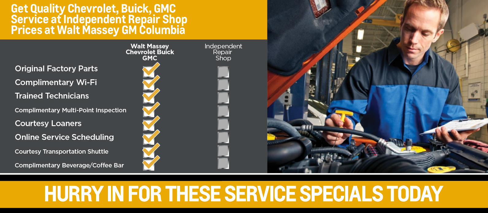 Chevrolet Service Coupons Near Me Columbia Service Center