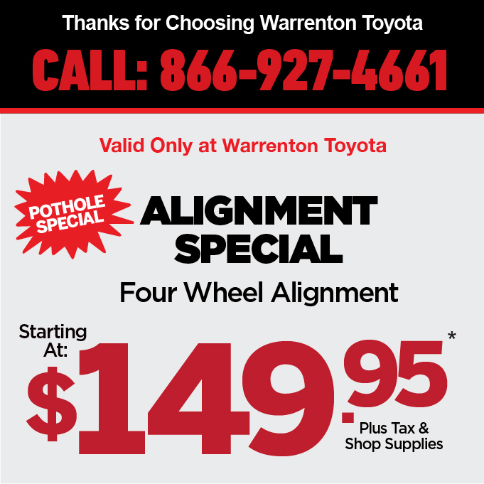 Alignment Special $149.95