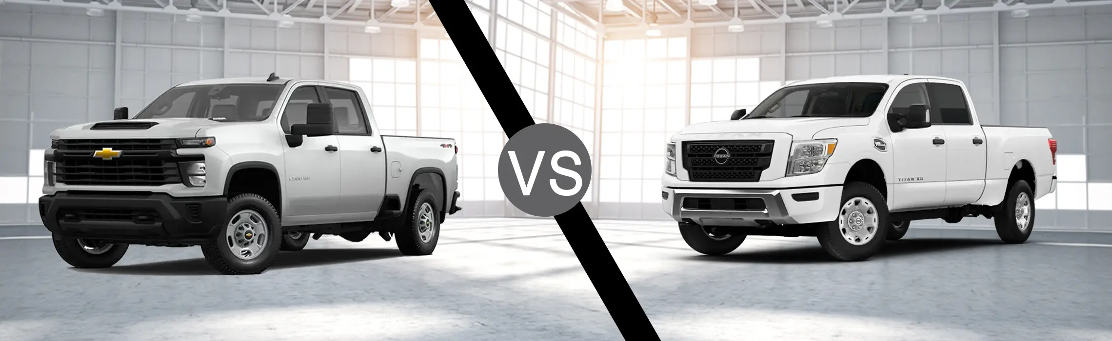2024 Chevrolet Silverado 2500HD vs. 2024 Nissan Titan XD in Muskogee, OK
