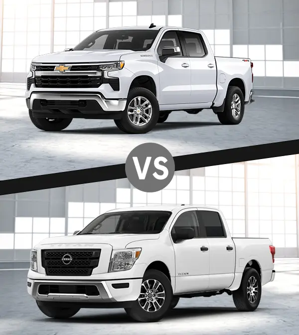 2024 Chevrolet Silverado 1500 vs. 2024 Nissan Titan