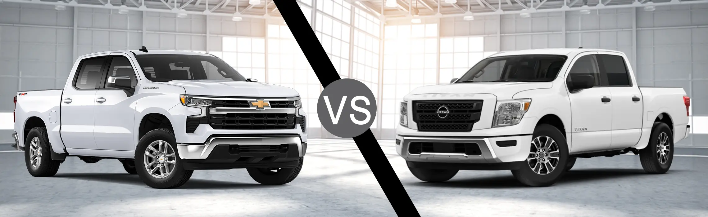 2024 Chevrolet Silverado 1500 vs. 2024 Nissan Titan