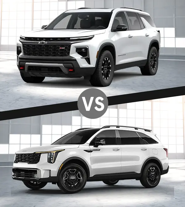 2024 Chevrolet Traverse vs. 2024 Kia Sorento