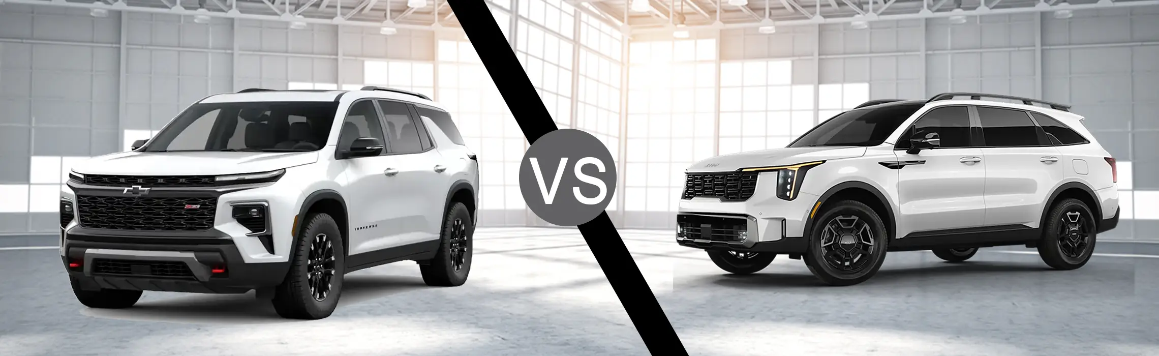 2024 Chevrolet Traverse vs. 2024 Kia Sorento