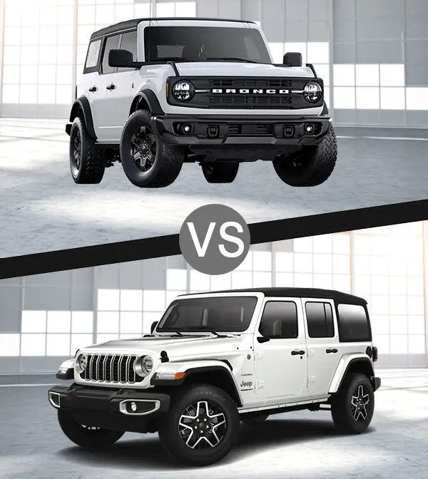 2024 Ford Bronco vs. 2024 Jeep Wrangler