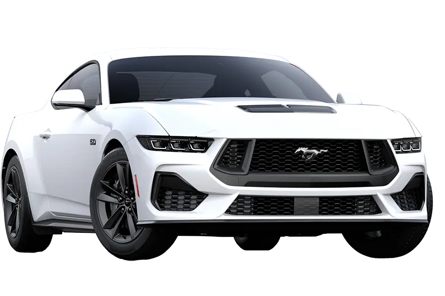 2024 White Ford Mustang