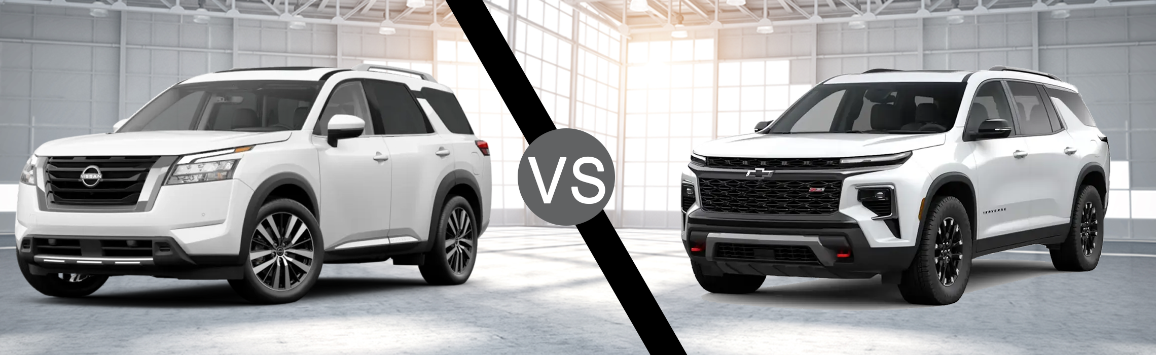 2024 Nissan Pathfinder vs. 2024 Chevrolet Traverse