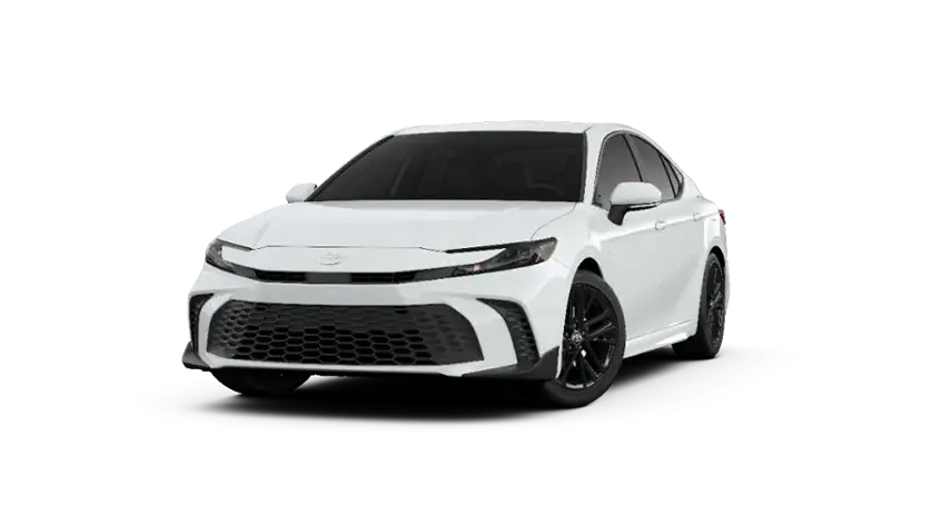 White 2025 Toyota Camry Hybrid
