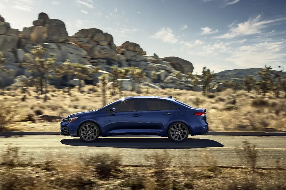 2025 Blue Toyota Corolla Sedan