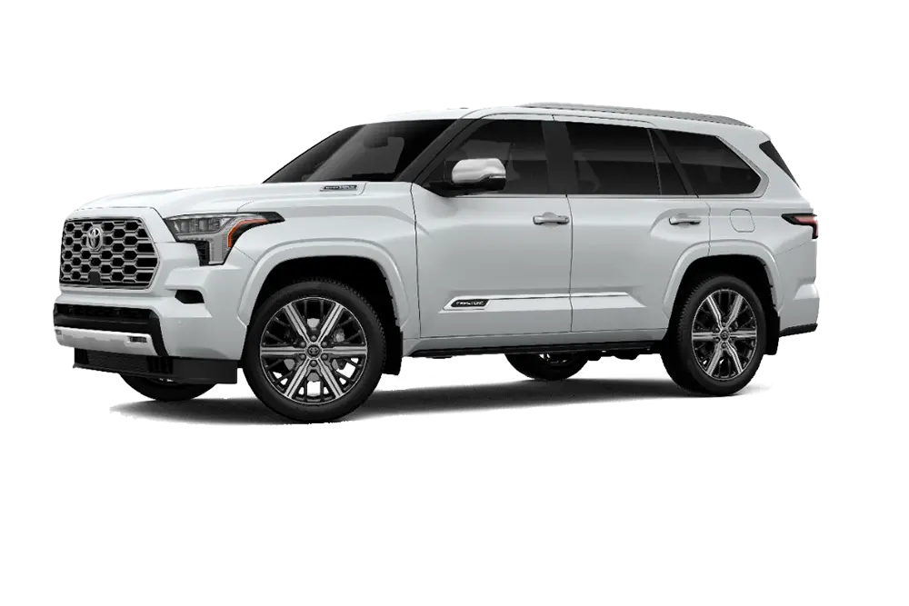 2025 White Toyota Sequoia